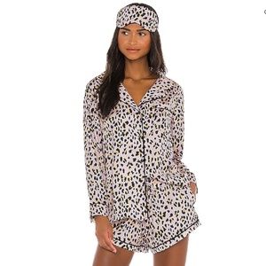 Cheetah Pajama and Eyemask Set by Lush